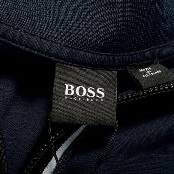Hugo Boss Men's "B-Tenore 11" Blue 1/3 Zip Pullover Sweater US 4XL IT 60 - Picture 7 of 7
